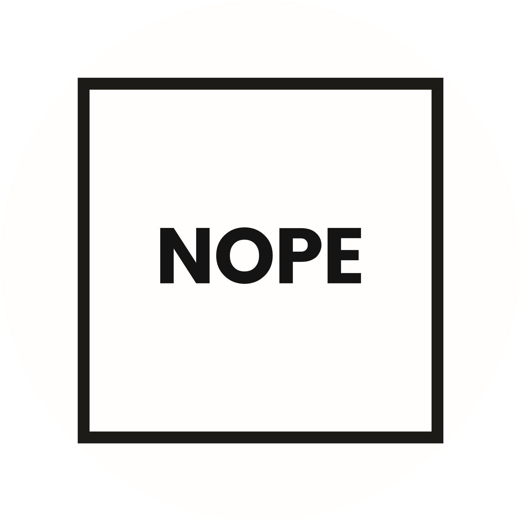 Nope Shape Digital File: NOPE Svg, Png for Crafting, T-shirts, Decals - Etsy