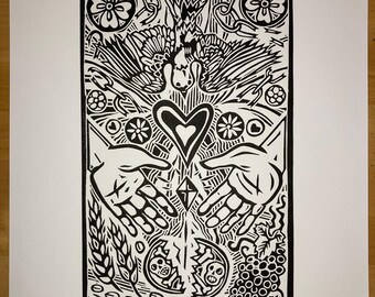 Year of Jubilee Original Linocut Print