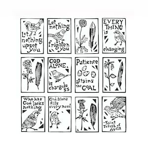 Digital Download- St. Teresa of Avila, "Let Nothing Upset You"