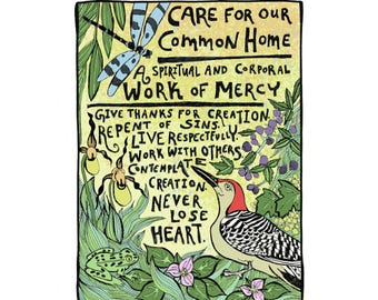 Digital Download- Care for our Common Home Pope Francis Quote