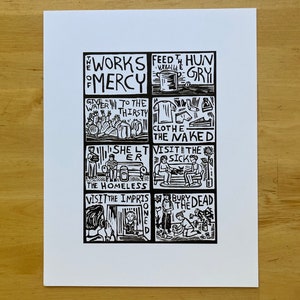 The Works of Mercy- Digital Print