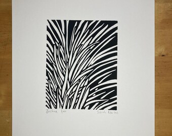 Joshua Tree Original Linocut Print