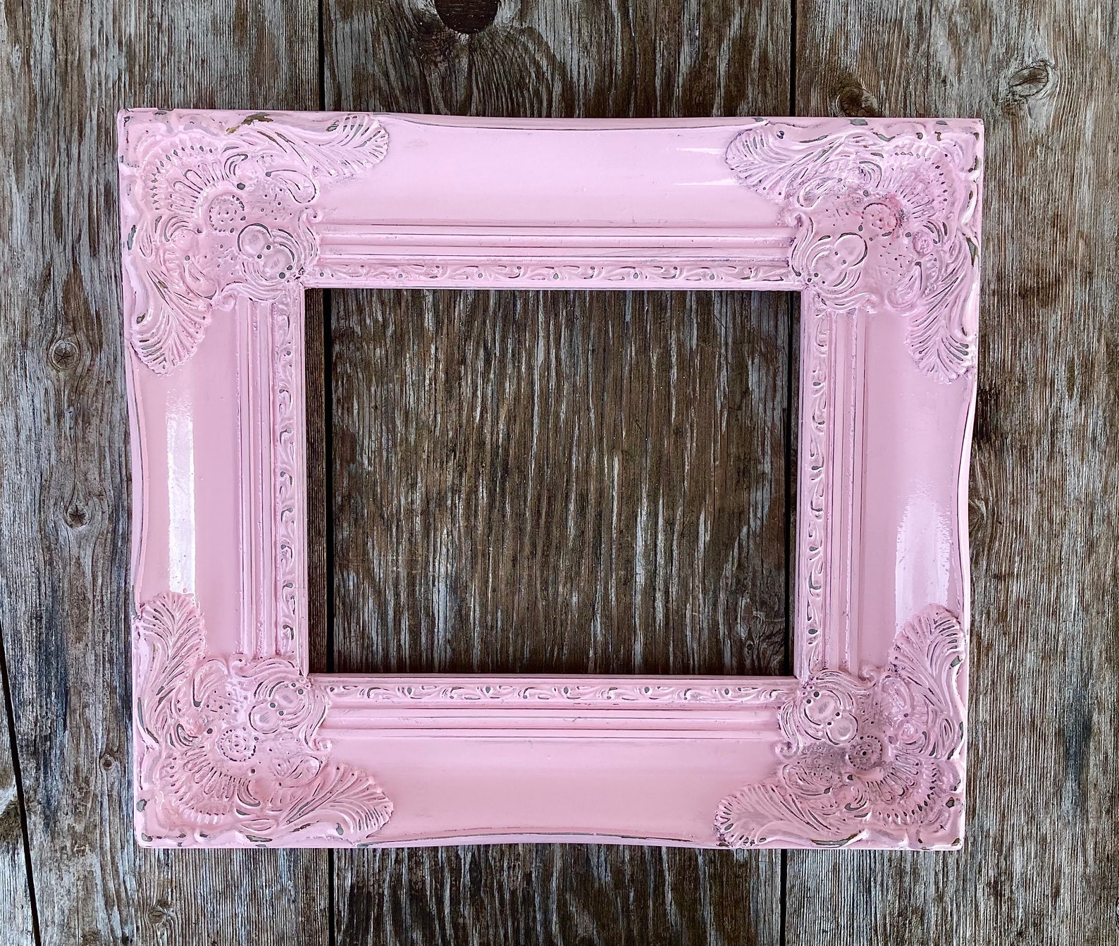 8x10 Ornate Frame Candy pink 8 x 10 Chunky Thick Elaborate Etsy