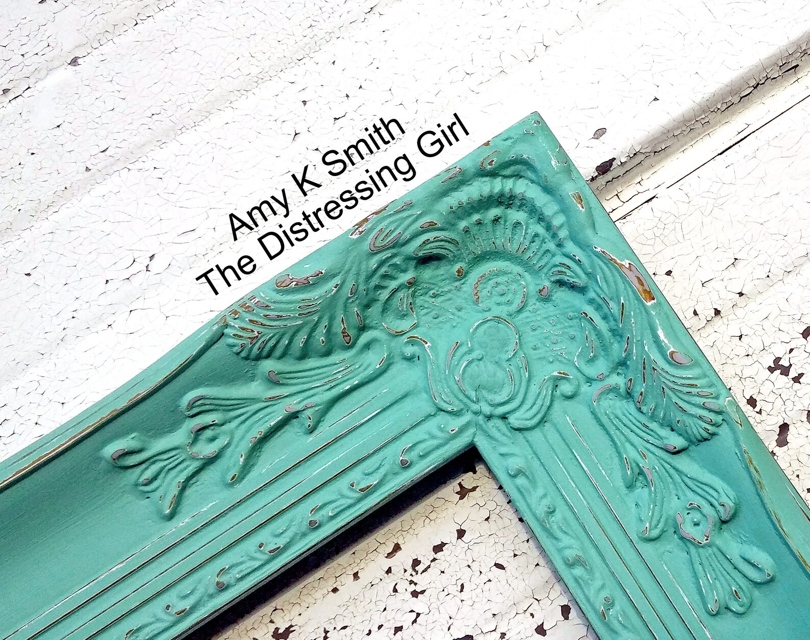 Ornate 8x10 Frame 8 X 10 Mint Green Minty Chunky Thick Etsy