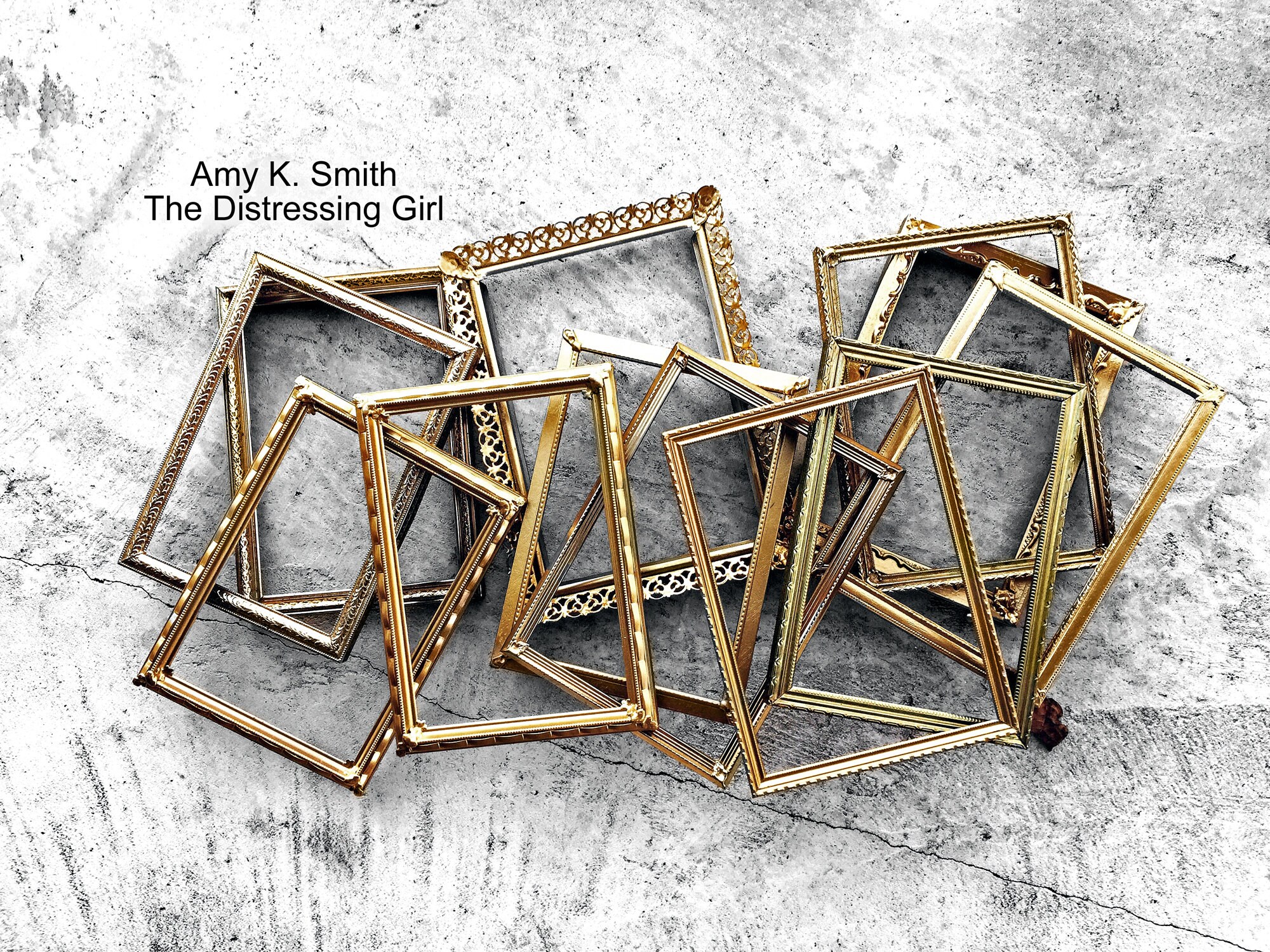 SIXTEEN 5x7 gold METAL Frames FRAME Bulk Set Vintage Photo Etsy