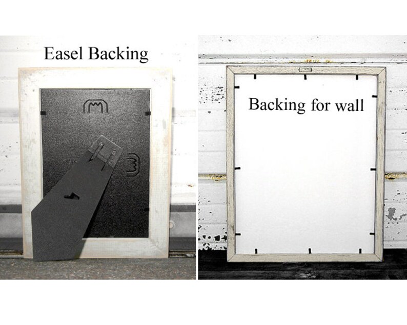 Set of Three Wooden Picture Frames Rustic Wood Frame You Etsy