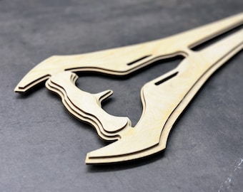 Halo - Combat Evolved Plasma Sword, Lasercut Digital File