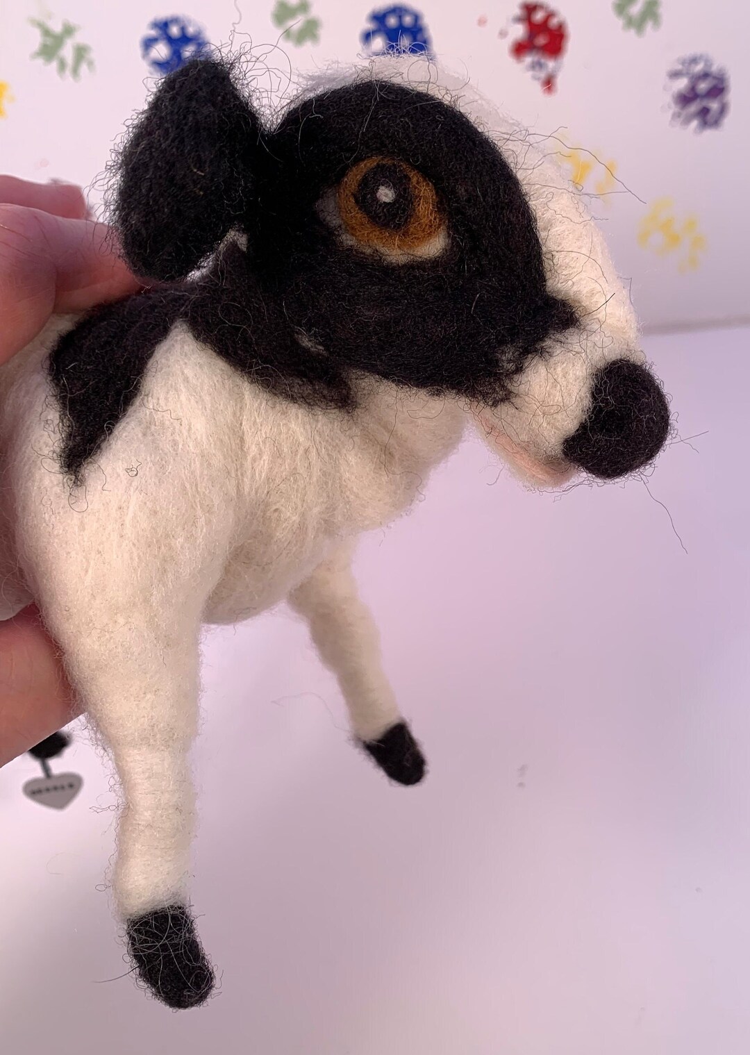 Needle Felted Cow, Wool Sculpted Cow, Holstein Cow Etsy