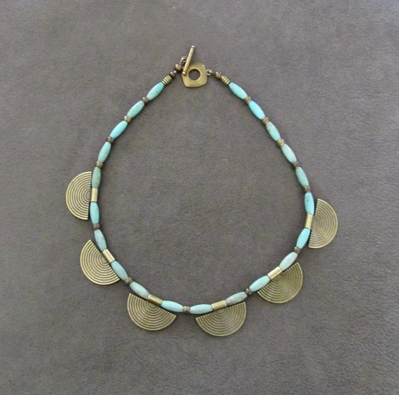 Bohemian beaded necklace