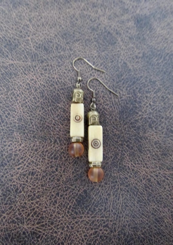 Unique Buddha earrings