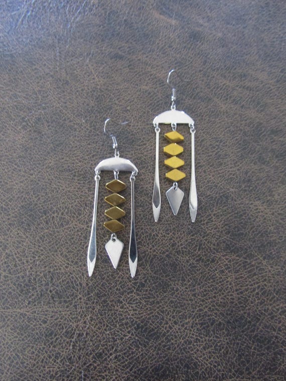 Hematite chandelier earrings 44