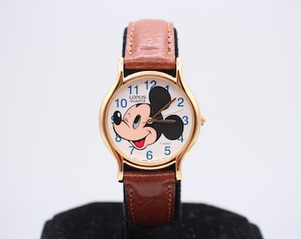 Vintage Lorus By Seiko Mickey Mouse Quartz Watch