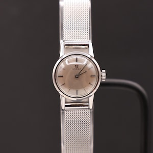 Relógio Omega Mecânico Automático Vintage Autêntico da década de 1960, 24 Joias, Aço Inoxidável: Revisado