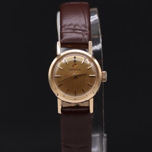 Authentic Vintage Omega  Ladies Gold Plated Mechanical Wrist Watch; Serviced