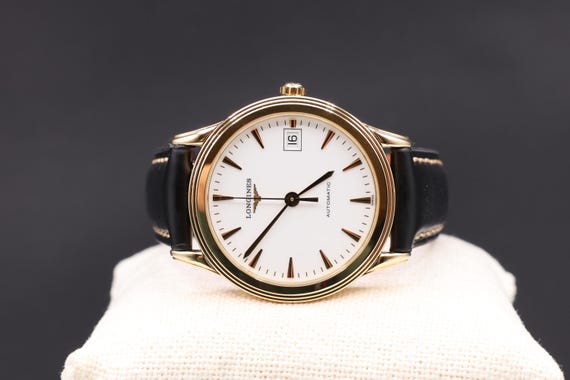 Vintage Longines Flagship: 18K Solid Yellow Gold … - image 5