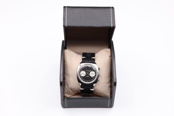 Vintage LA CLOCHE Chronograph: Valjoux 7733 Panda Dial Stainless