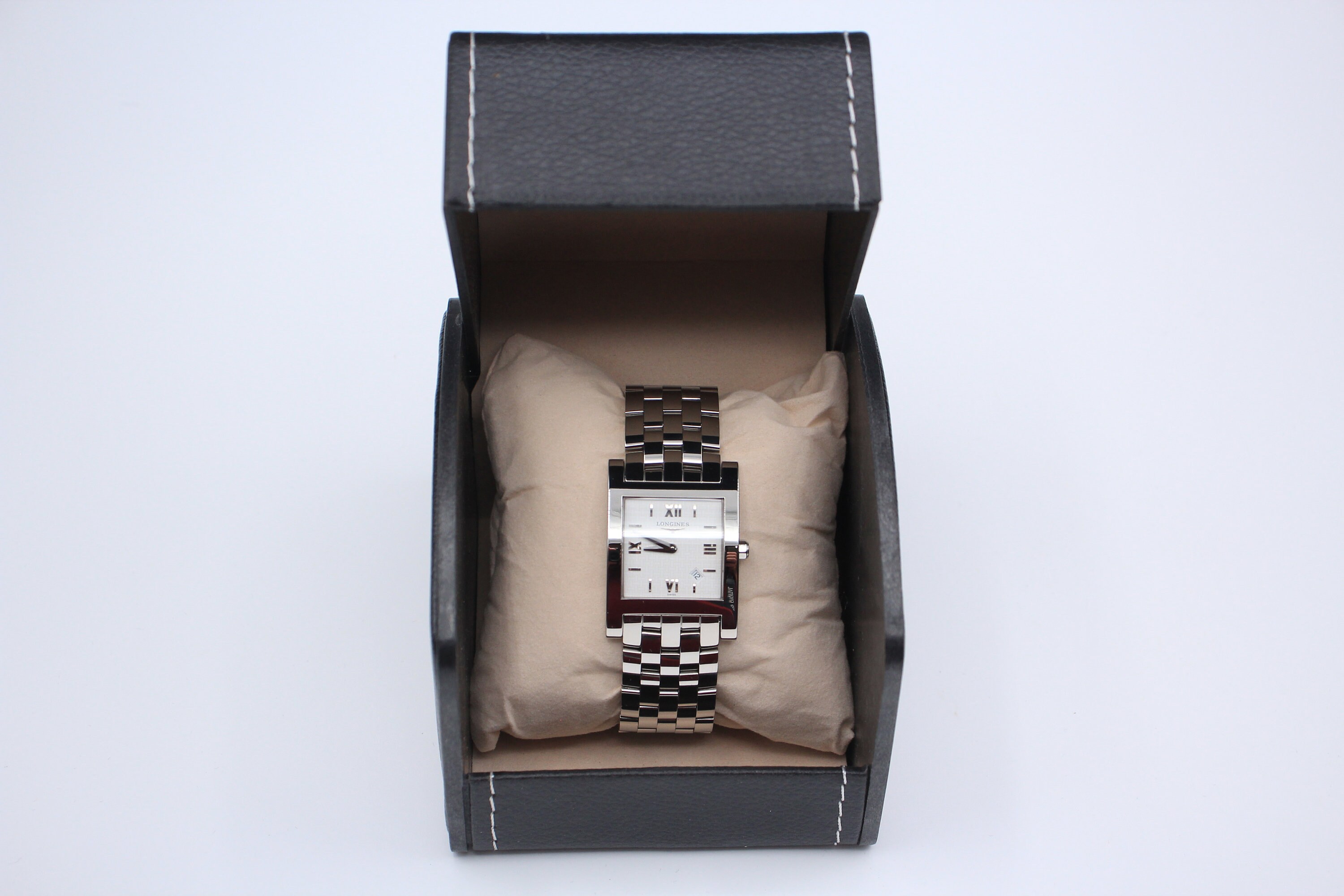 2002 Longines DolceVita square Quartz Watch Model L5.665.4 Longines DolceVita L.5665.4 Stainless steel Silver 2002  main image 2