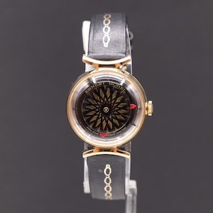 Vintage  Beautiful Ernest Borel Cocktail Kaleidoscope Gold Filled 17Jewels Mechanical Ladies Watch Serviced