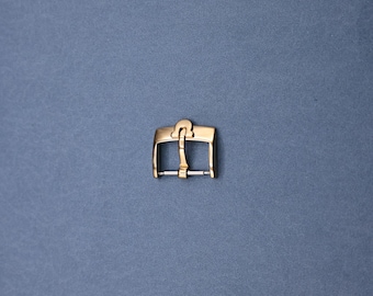 Omega 16mm Gold Plated Watch Strap Buckle Stainless Steel