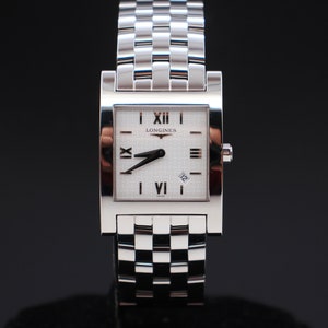 Authentic Longines Dolce Vita L5.665.4 All Stainless Steel Men&#39;s Quartz Watch Serviced