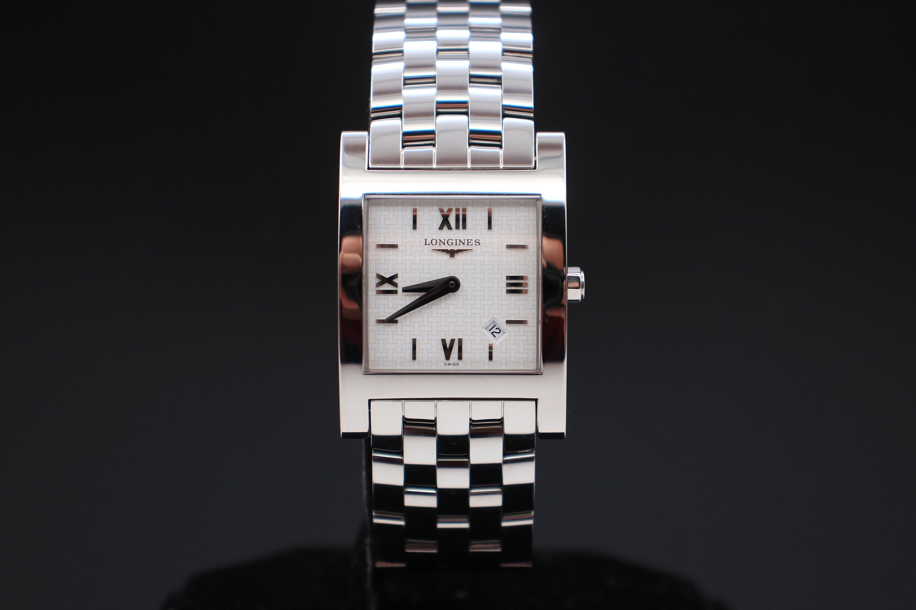 LONGINES Dolcevita Watches L5.668.4 blackDial Stainless Steel Quartz Analo... Longines Dolce Vita L5.668.4 | Ref. L5.668.4 Watches on Chrono24 main image 2
