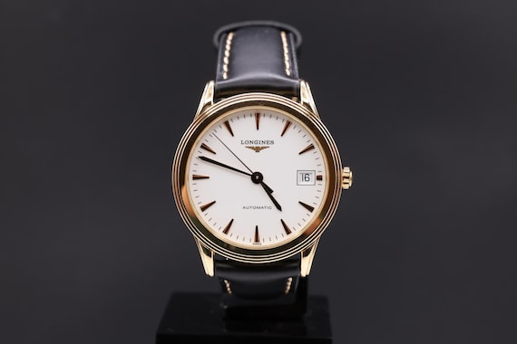 Vintage Longines Flagship: 18K Solid Yellow Gold … - image 2