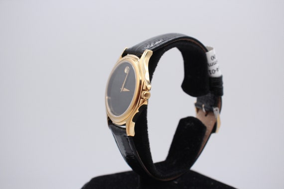 Cadran De Montre Movado Museum Noir - Pour Pièces Ou Réparation