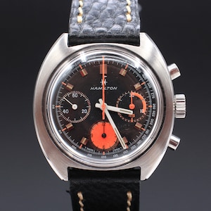 Vintage Hamilton G Chronograph Valjoux 7736 , Ref 640001 Mechanical Collectable Watch, Serviced