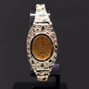 Vintage 10K Gold Nugget Women's Citizen Gold Watch