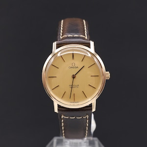 Authentic Omega De Ville Quartz Vintage Gold Plated Watch Serviced