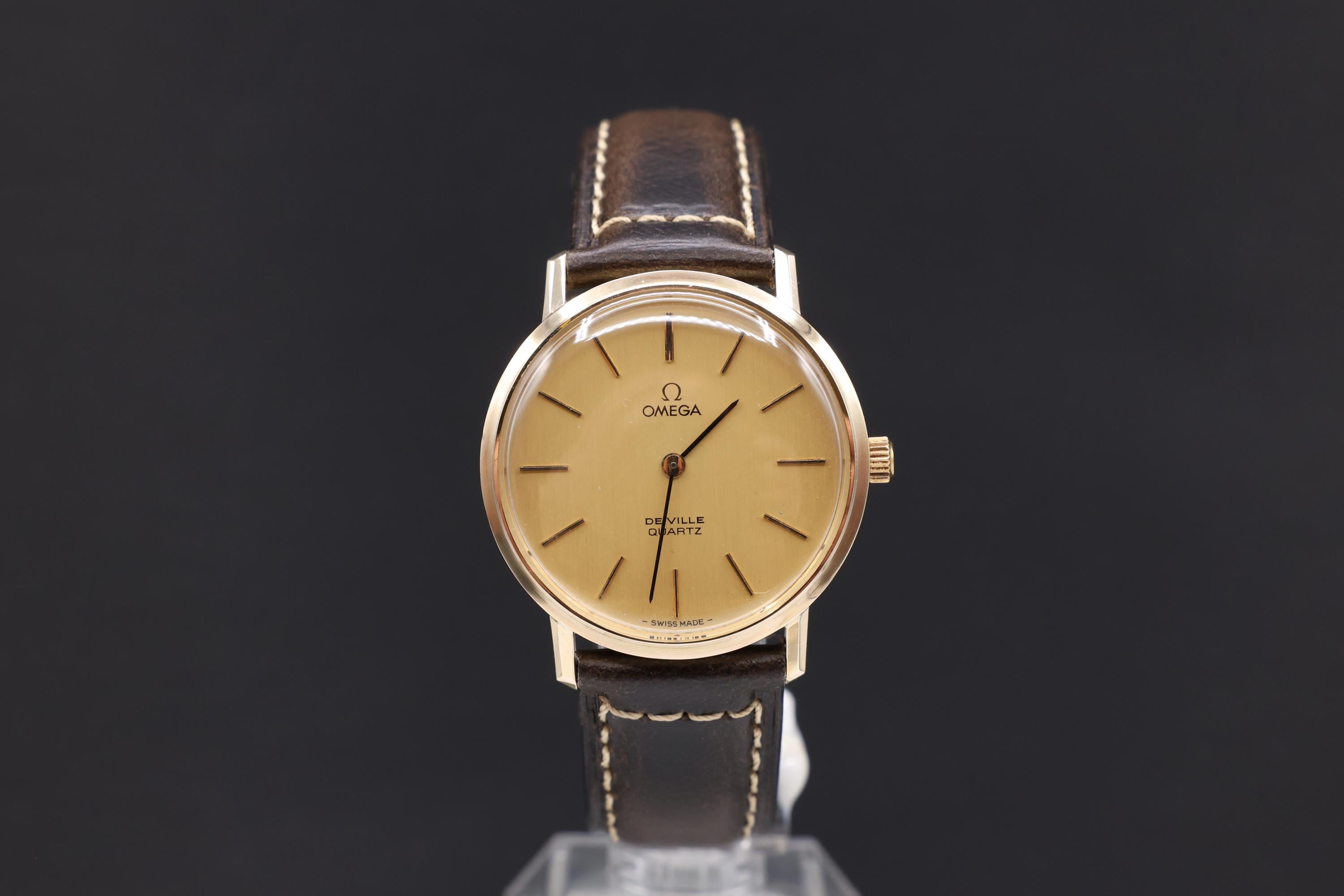 OMEGA DE VILLE QUARTZ レディース腕時計 OMEGA オメガ デビル QZ クォーツ レディース腕時計 ゴールド