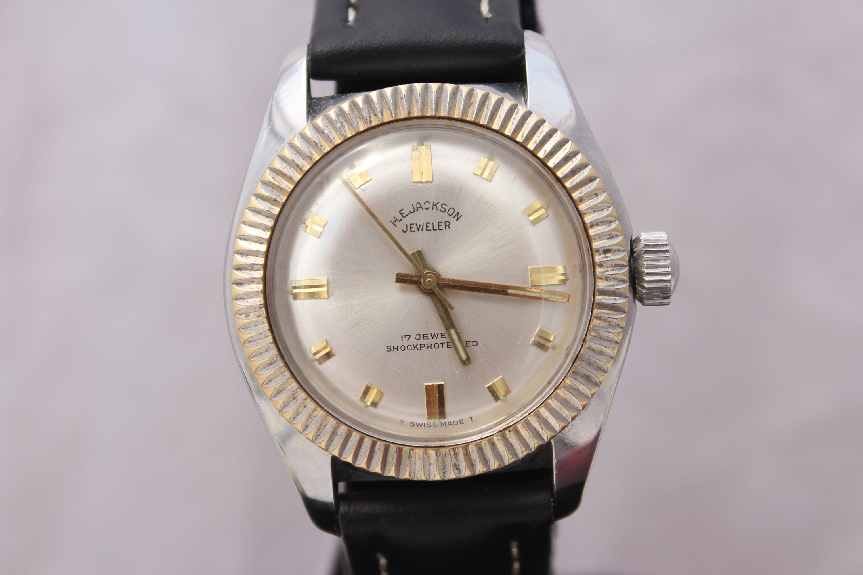 Vintage From 1960 M. E. Jackson Jeweler Swiss Mechanical 17jewels