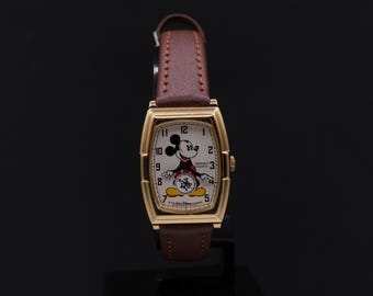 SEIKO Mickey Mouse Disney Quartz Watch with Second Dial