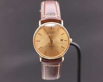 186005 動作未確認 LONGINES ロンジン 腕時計 ヴィンテージ ゴールド／ブラウン メンズ [0000000007708] LONGINES（ロンジン） 腕時計 ステンレススチール/レザー ゴールド