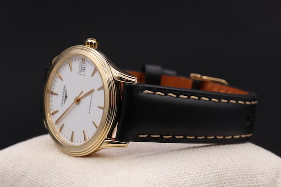 Vintage Longines Flagship: 18K Solid Yellow Gold … - image 6