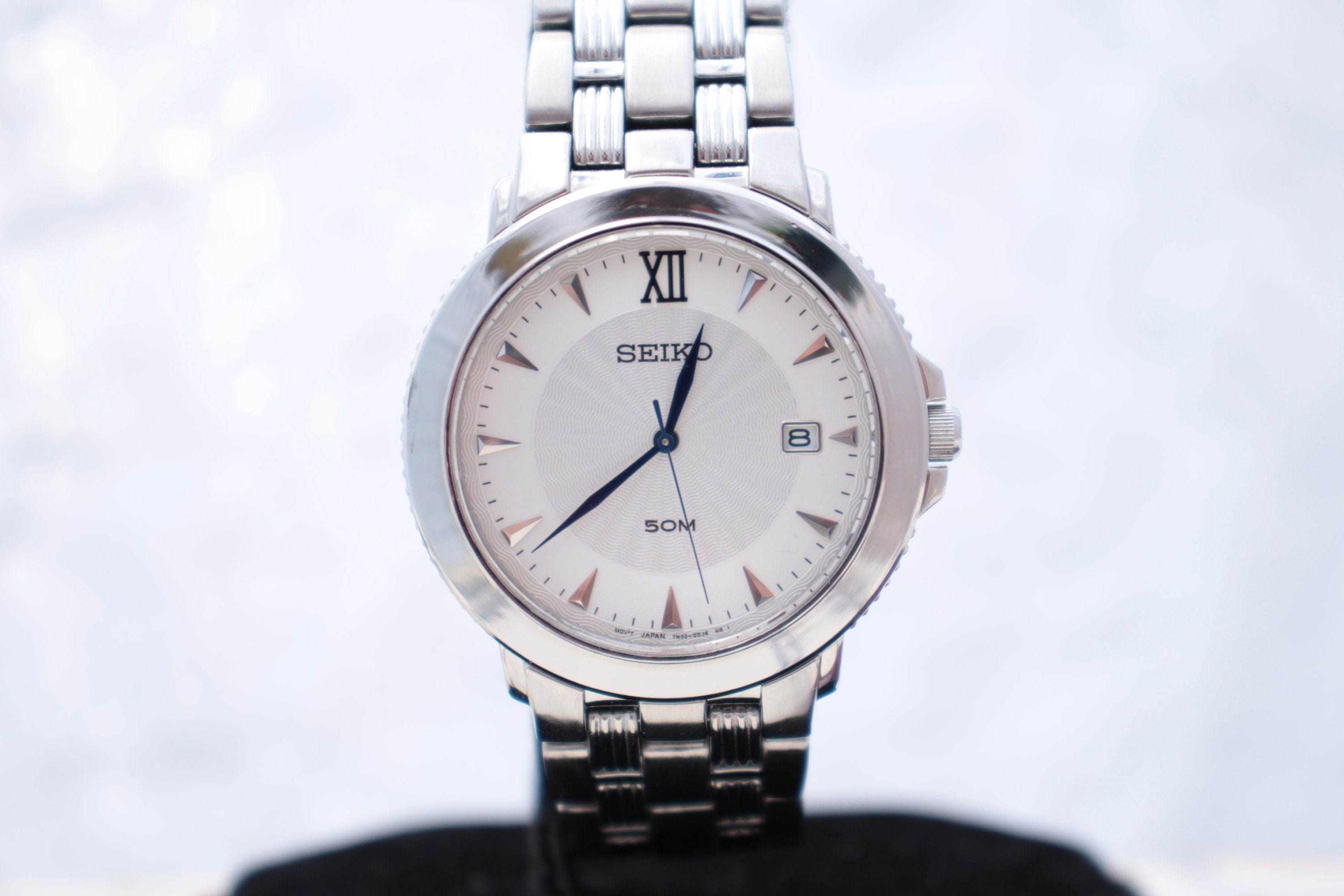 Seiko Stainless Steel Watch - Etsy