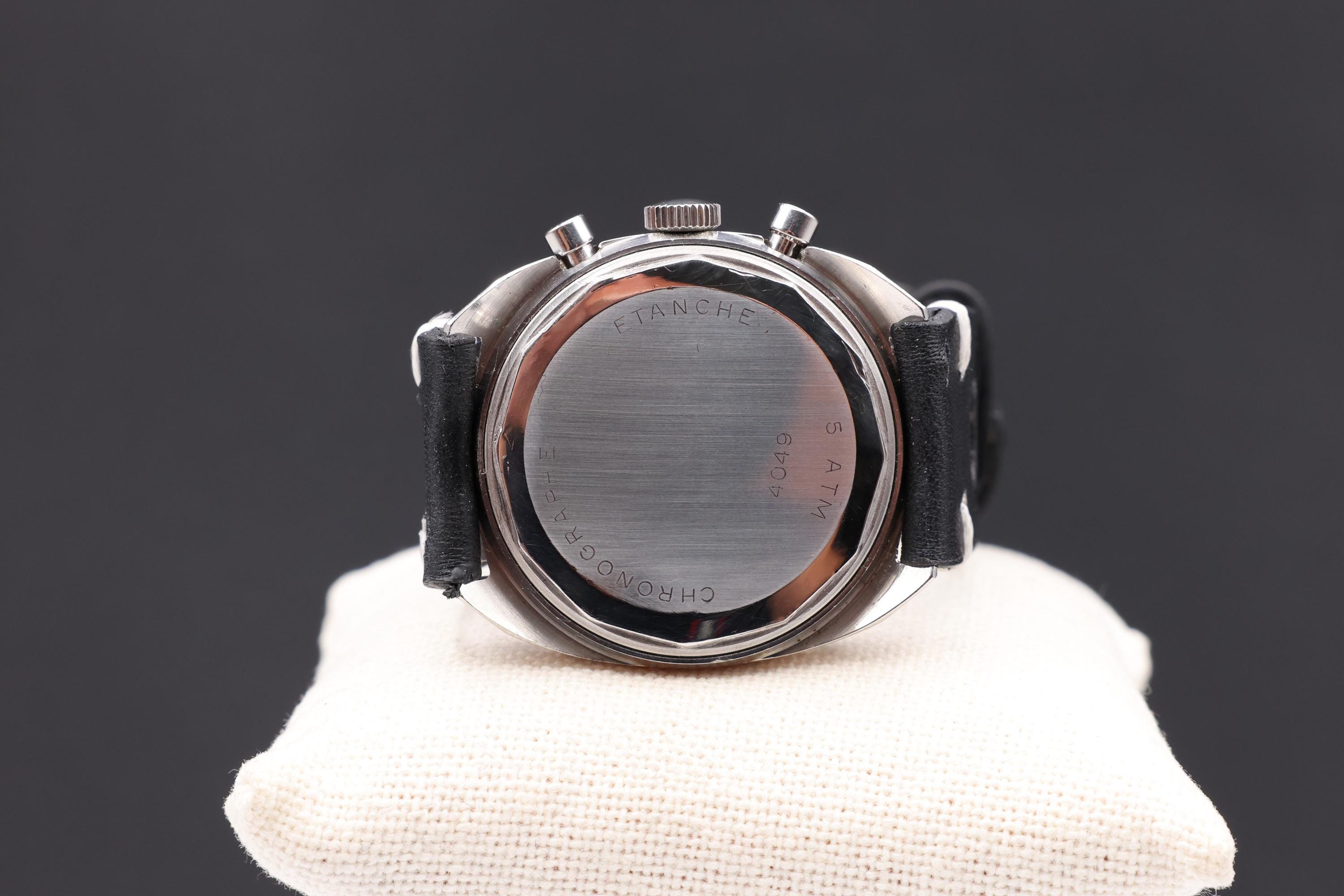Vintage LA CLOCHE Chronograph: Valjoux 7733 Panda Dial Stainless