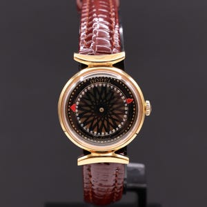 Vintage  Beautiful Ernest Borel Cocktail Kaleidoscope Gold Filled 17Jewels Mechanical Ladies Watch Serviced