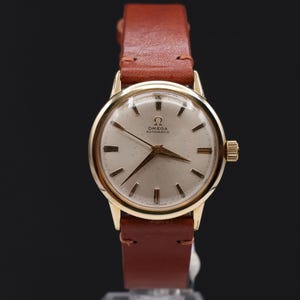 Vintage 1960s Mens 10K Gold Filled Omega Automatic 17Jewels Mechanical Watch Serviced