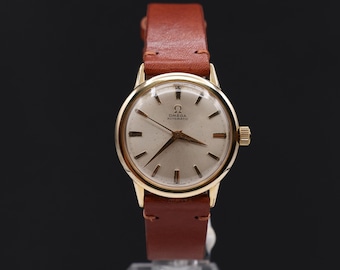 Vintage 1960s Mens 10K Gold Filled Omega Automatic 17Jewels Mechanical Watch Serviced