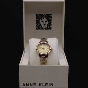 Vintage Women&#39;s Anne Klein Fashion Gold Tone Quartz Watch