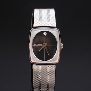 Vintage Wittnauer By Longines Real Diamond Mechanical 17Jewels hand Winding Gold plated Watch Serviced