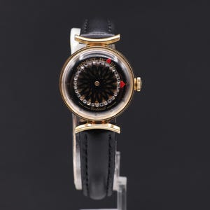 Vintage  Beautiful Ernest Borel Cocktail Kaleidoscope Gold Filled 17Jewels Mechanical Ladies Watch