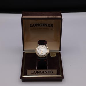 Vintage 1960s Longines Admiral 5 Star Automatic Gold Filled Hermetic Mechanical Wrist Watch: Sreviced