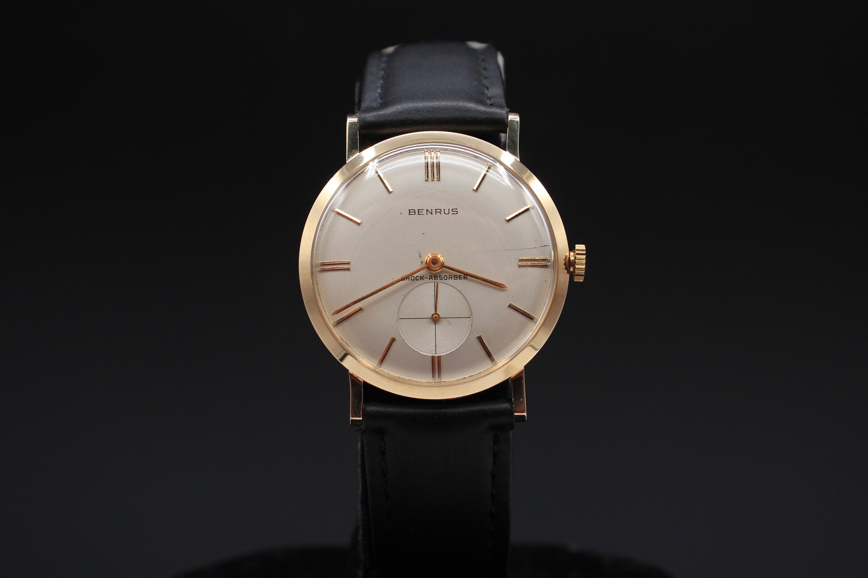 ヴィンテージ 1960 年代 14K ソリッド イエロー ゴールド クラシック 