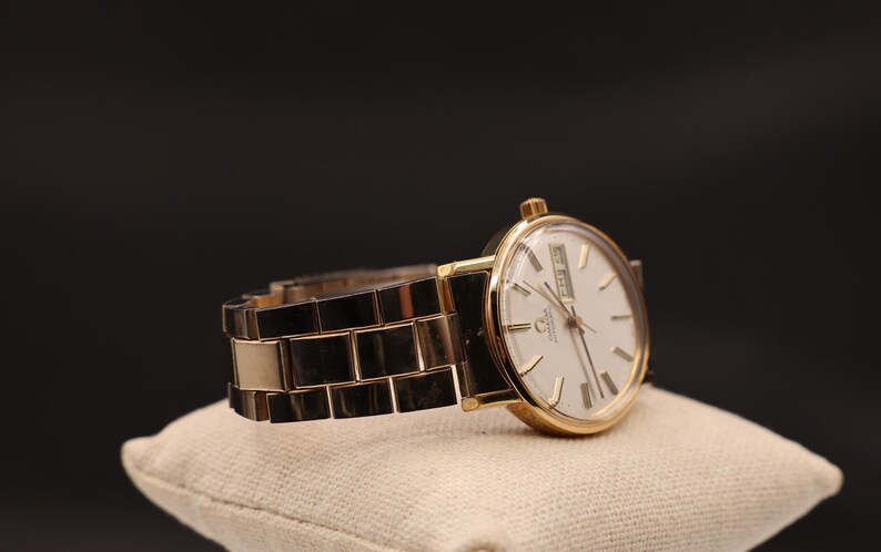 Vintage 1970s Omega Automatic Men's Mechanical Gold Plated Watch Serviced image 5