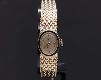 ELGIN  腕時計レディース ELGIN EG285N Gold Tone Quartz Analog Women's Watch Sz. 5 1/2