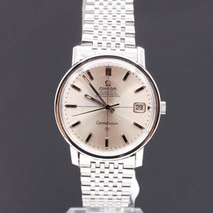 Raro relógio masculino vintage Omega Constellation Automatic Chronometer 24 Jewels da década de 1966 revisado