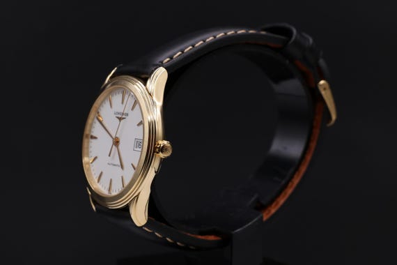 Vintage Longines Flagship: 18K Solid Yellow Gold … - image 4