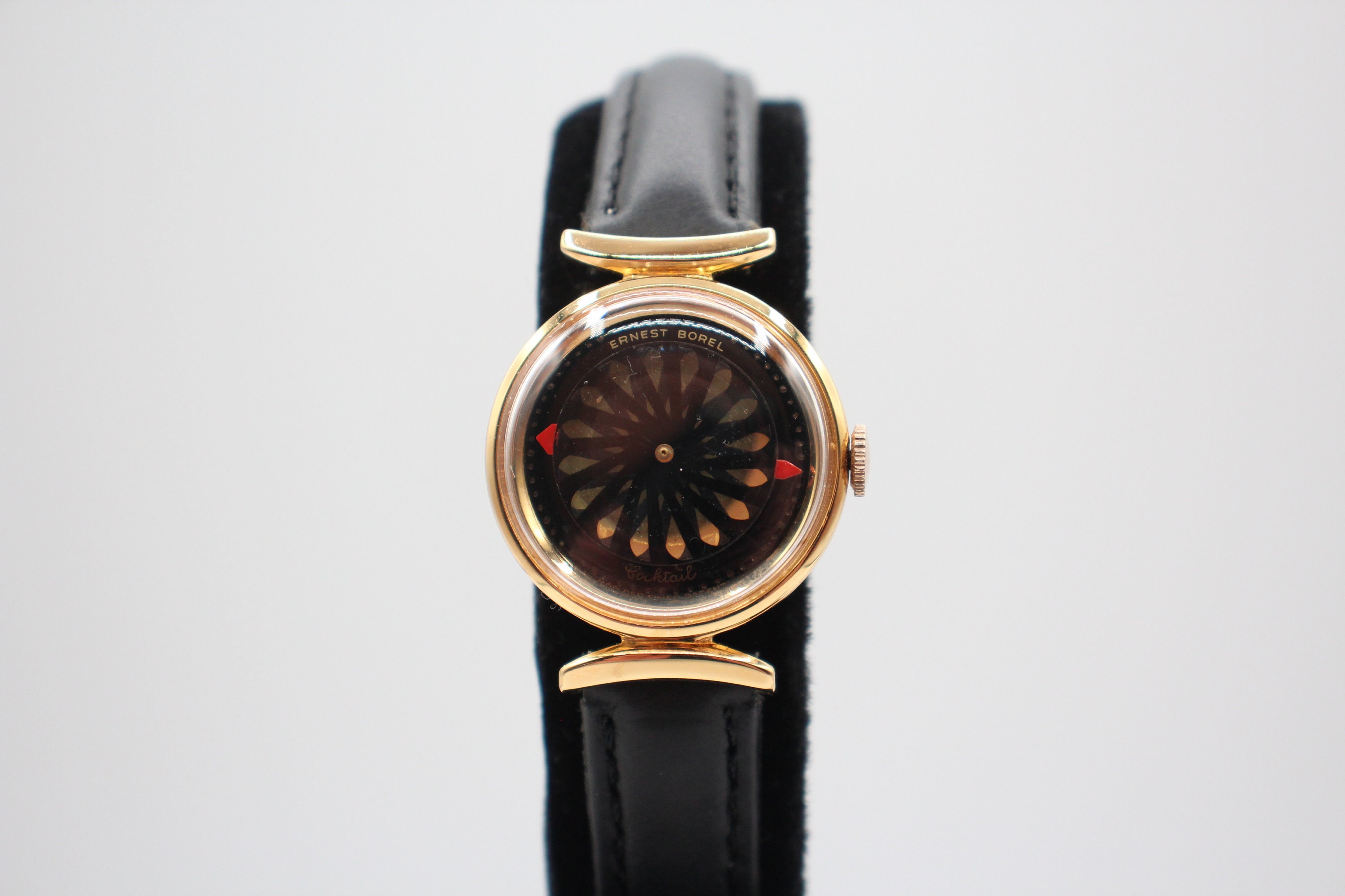 Vintage Ernest Borel C ctel Caleidoscopio Oro Lleno 17Jewels Reloj